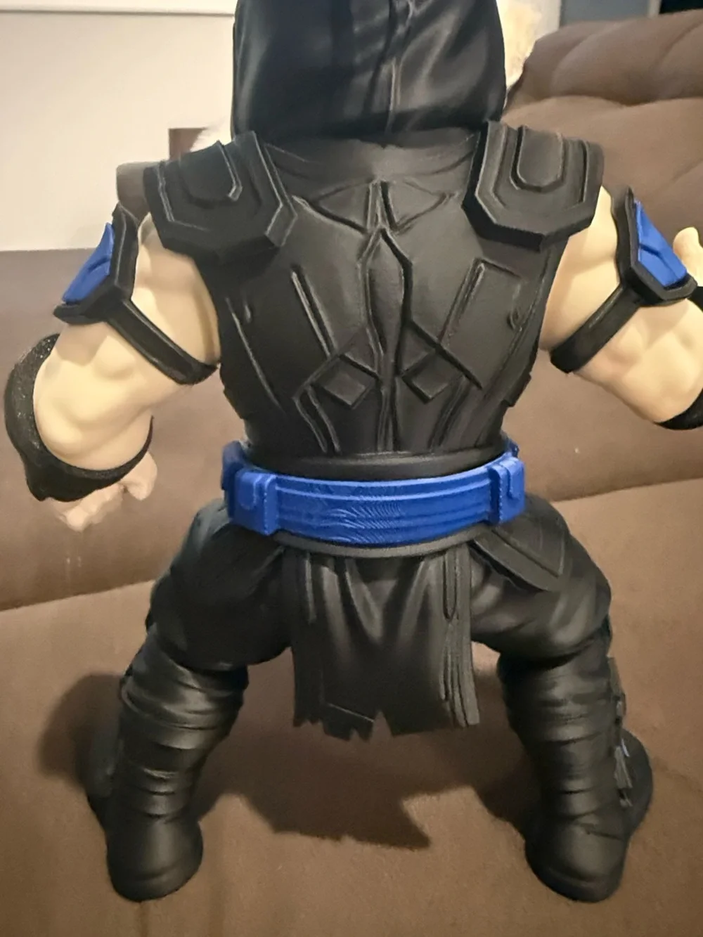Sub-Zero 3D Printed Figure - Blue & Black Mortal Kombat Collectible